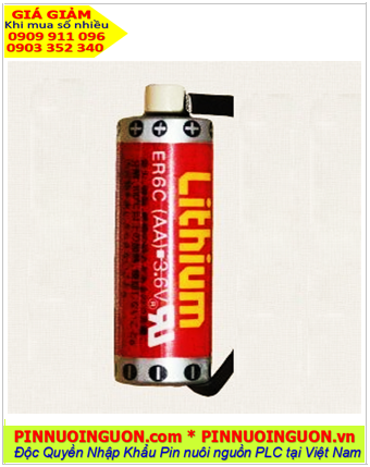 Maxell ER6C, Pin nuôi nguồn PLC Maxell ER6C lithium 3.6v AA1800mAh _Xuất xứ Nhật (Chân thép nhọn)